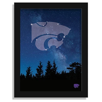Kansas State Wildcats 12" x 16" In The Stars Framed Art Print