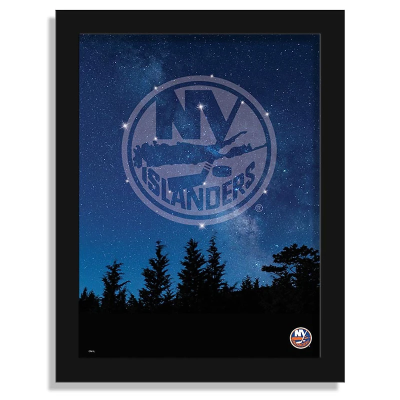 New York Islanders 12" x 16" In The Stars Framed Art Print