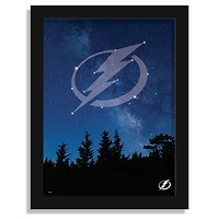 Tampa Bay Lightning 12" x 16" In The Stars Framed Art Print