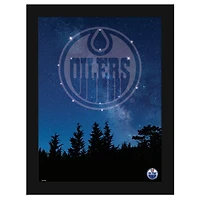 Edmonton Oilers 12" x 16" In The Stars Framed Art Print