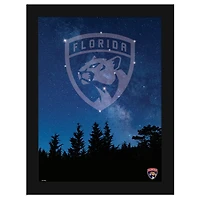 Florida Panthers 12" x 16" In The Stars Framed Art Print