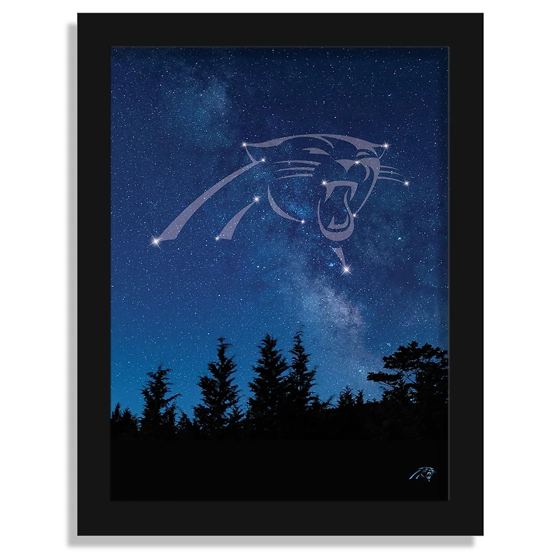 Carolina Panthers 12" x 16" In The Stars Framed Art Print