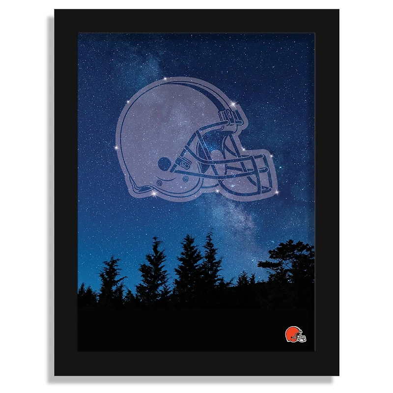 Cleveland Browns 12" x 16" In The Stars Framed Art Print