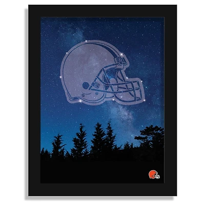 Cleveland Browns 12" x 16" In The Stars Framed Art Print