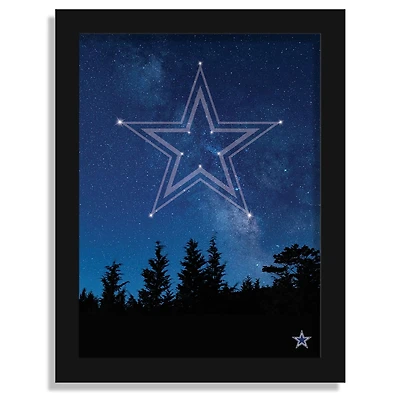 Dallas Cowboys 12" x 16" In The Stars Framed Art Print