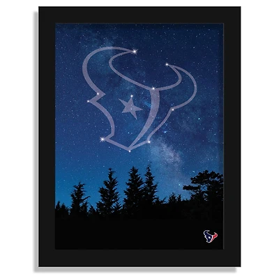 Houston Texans 12" x 16" In The Stars Framed Art Print
