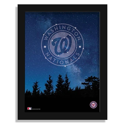 Washington Nationals 12" x 16" In The Stars Framed Art Print