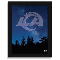 Los Angeles Rams 12" x 16" In The Stars Framed Art Print
