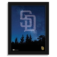 San Diego Padres 12" x 16" In The Stars Framed Art Print