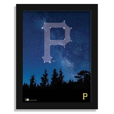 Pittsburgh Pirates 12" x 16" In The Stars Framed Art Print