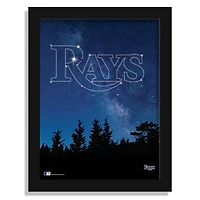 Tampa Bay Rays 12" x 16" In The Stars Framed Art Print