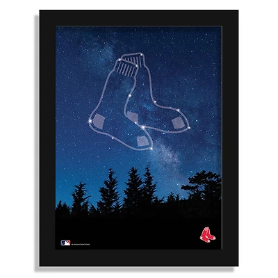Boston Red Sox 12" x 16" In The Stars Framed Art Print