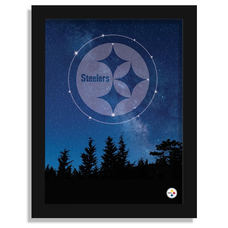 Pittsburgh Steelers 12" x 16" In The Stars Framed Art Print
