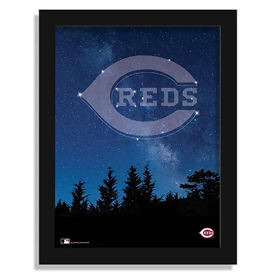Cincinnati Reds 12" x 16" In The Stars Framed Art Print