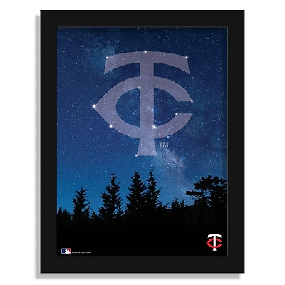 Minnesota Twins 12" x 16" In The Stars Framed Art Print