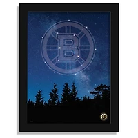 Boston Bruins 12" x 16" In The Stars Framed Art Print