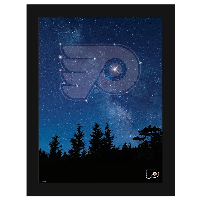 Philadelphia Flyers 12" x 16" In The Stars Framed Art Print