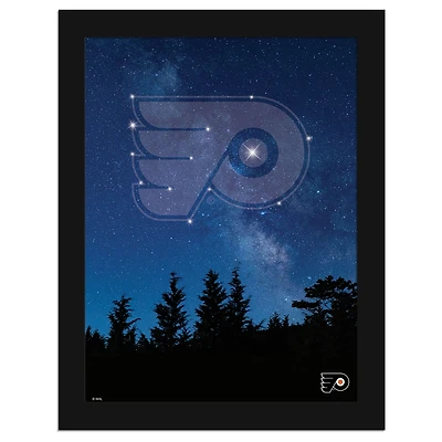 Philadelphia Flyers 12" x 16" In The Stars Framed Art Print