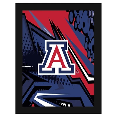 Arizona Wildcats 12" x 16" Team Comic Framed Art Print