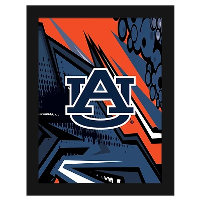 Auburn Tigers 12" x 16" Team Comic Framed Art Print