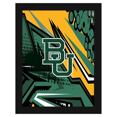 Baylor Bears 12" x 16" Team Comic Framed Art Print