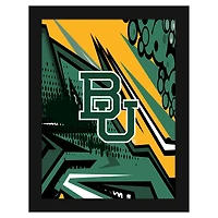 Baylor Bears 12" x 16" Team Comic Framed Art Print