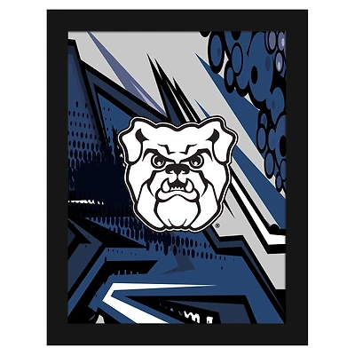 Butler Bulldogs 12" x 16" Team Comic Framed Art Print