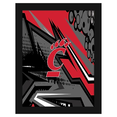 Cincinnati Bearcats 12" x 16" Team Comic Framed Art Print