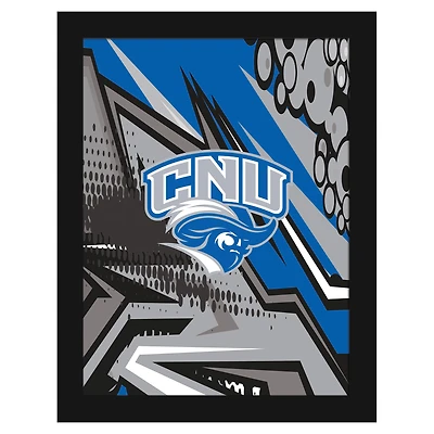 Christopher Newport Captains 12" x 16" Team Comic Framed Art Print