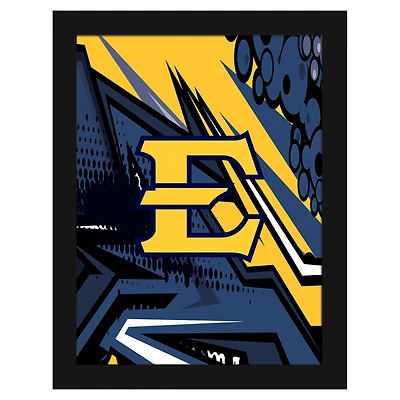 ETSU Buccaneers 12" x 16" Team Comic Framed Art Print