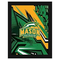 George Mason Patriots 12" x 16" Team Comic Framed Art Print