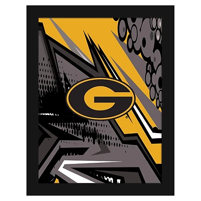 Grambling Tigers 12" x 16" Team Comic Framed Art Print