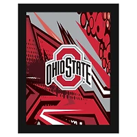 Ohio State Buckeyes 12" x 16" Team Comic Framed Art Print