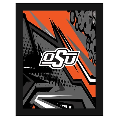 Oklahoma State Cowboys 12" x 16" Team Comic Framed Art Print
