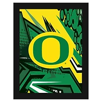 Oregon Ducks 12" x 16" Team Comic Framed Art Print