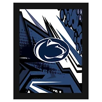Penn State Nittany Lions 12" x 16" Team Comic Framed Art Print
