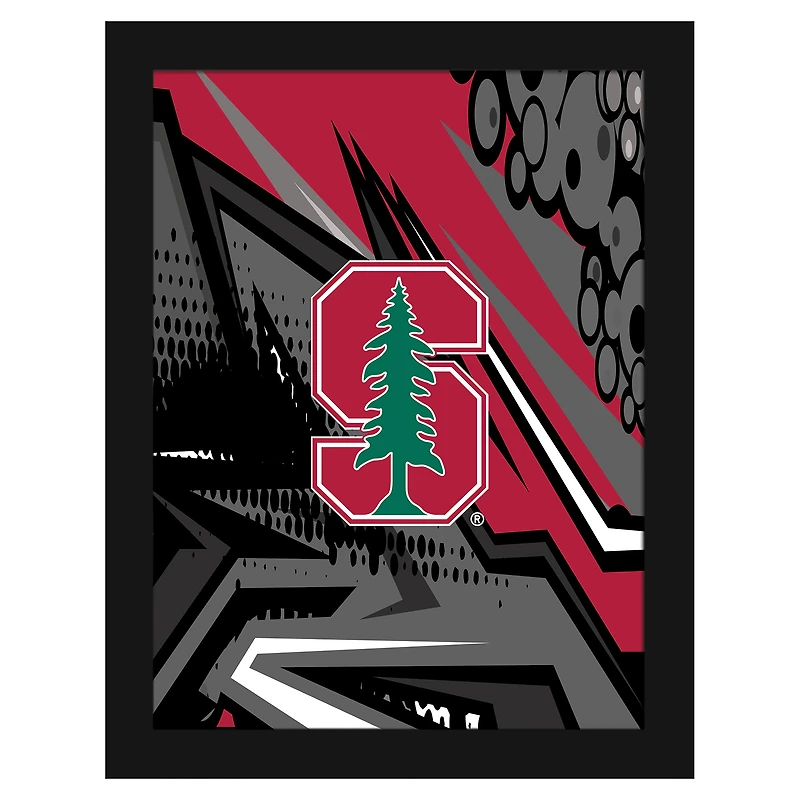Stanford Cardinal 12" x 16" Team Comic Framed Art Print