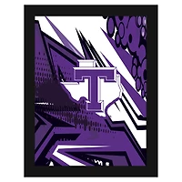 Tarleton State Texans 12" x 16" Team Comic Framed Art Print