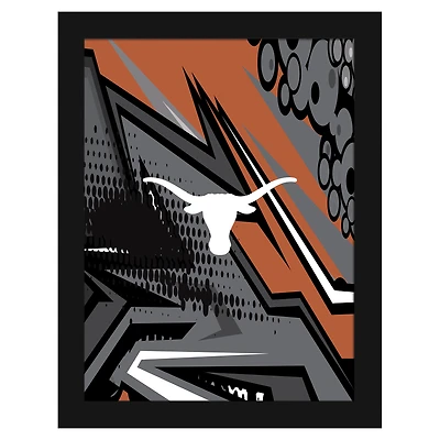 Texas Longhorns 12" x 16" Team Comic Framed Art Print