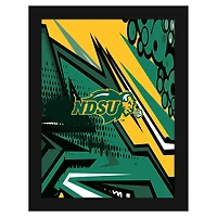 NDSU Bison 12" x 16" Team Comic Framed Art Print