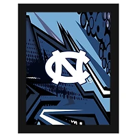 North Carolina Tar Heels 12" x 16" Team Comic Framed Art Print