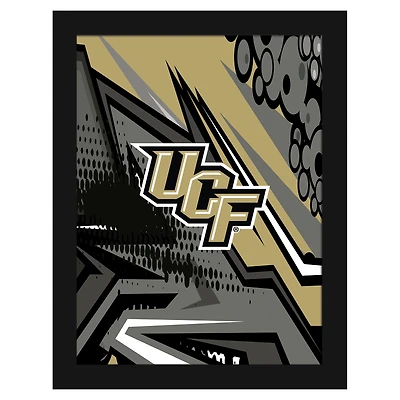 UCF Knights 12" x 16" Team Comic Framed Art Print