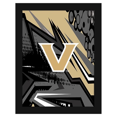 Vanderbilt Commodores 12" x 16" Team Comic Framed Art Print