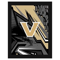 Vanderbilt Commodores 12" x 16" Team Comic Framed Art Print
