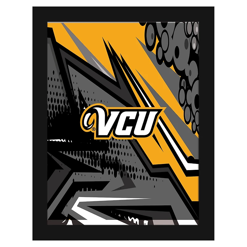 VCU Rams 12" x 16" Team Comic Framed Art Print