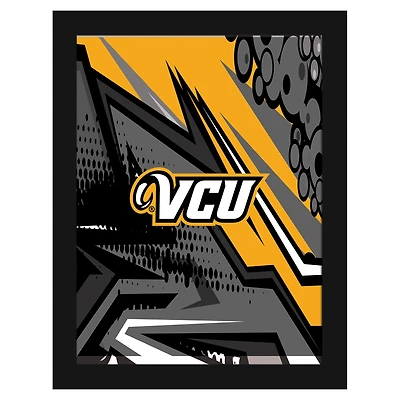 VCU Rams 12" x 16" Team Comic Framed Art Print