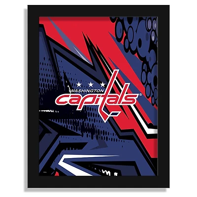 Washington Capitals 12" x 16" Team Comic Framed Art Print