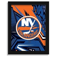 New York Islanders 12" x 16" Team Comic Framed Art Print