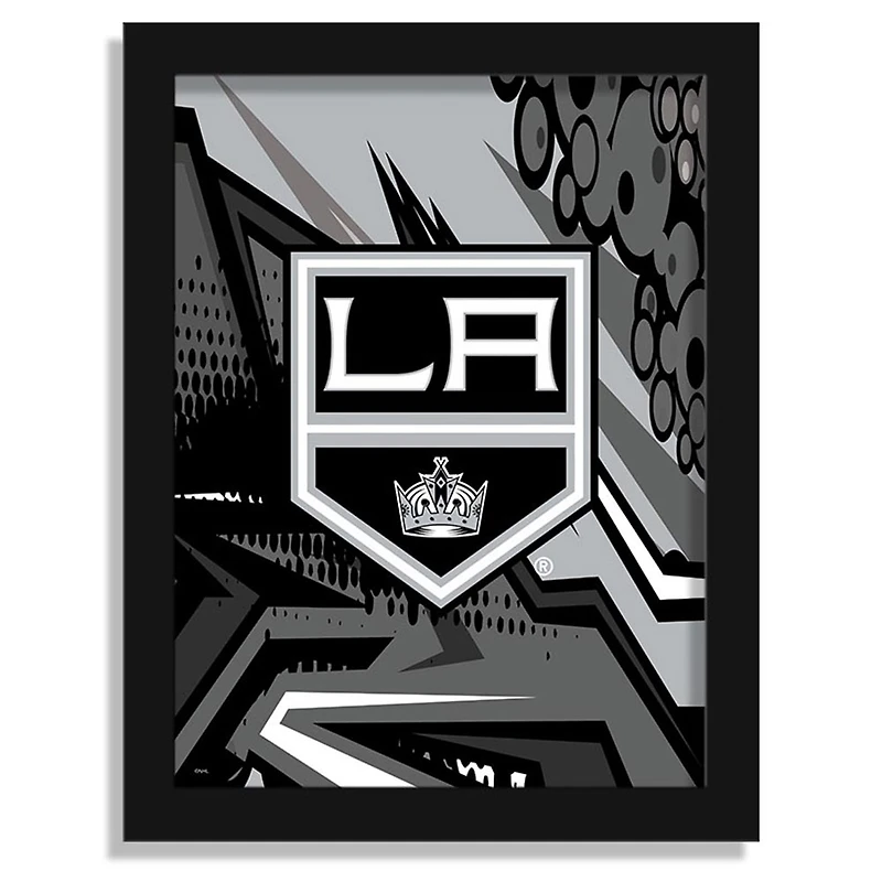 Los Angeles Kings 12" x 16" Team Comic Framed Art Print