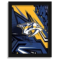 Nashville Predators 12" x 16" Team Comic Framed Art Print